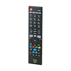 エルパ テレビリモコンHITACHI Wooo 日立 ウー専用 RC-TV009HI 黒(中古品)