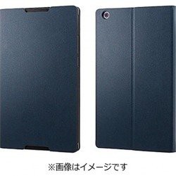 【正規代理店品】SoftBank SELECTION スタンドフリップケース for Lenovo TAB2 ネイビー SB-AT02-SDFB/NV(中古品)