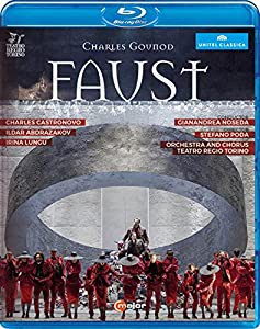 グノー『ファウスト』全曲 ポーダ演出 ノセダ&トリノ・レッジョ劇場(日本語字幕付) [Blu-ray](中古品)