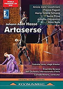 アドルフ・ハッセ:歌劇「アルタセルセ」3幕 (1730年ヴェニス初演版)[DVD,2Discs](中古品)
