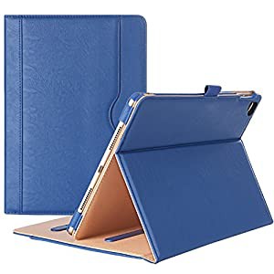 ProCase iPad Pro 9.7" ケース PUカバー スタンド 折畳み保護ケース 多視野角 ドキュメントカードポケット 適用機種：iPad Pro 9