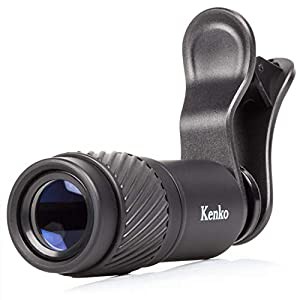 Kenko スマートフォン用交換レンズ REALPRO CLIP LENS テレ 7x クリップ式 望遠レンズ 単眼鏡兼用モデル 7倍 18口径 KRP-7t(中古