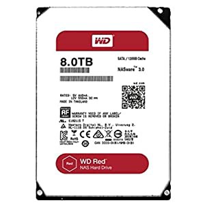 WD HDD 内蔵ハードディスク 3.5インチ 8TB WD Red NAS用 WD80EFZX 5400rpm 3年保証(中古品)