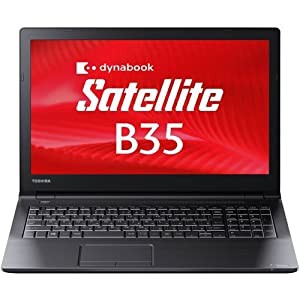 東芝 Dynabook Satellite PB35RNAD4R3AD81 Windows7 Pro 32/64Bit(Windows 10 Pro ダウングレード) Celeron 4GB 500GB DVDスーパ