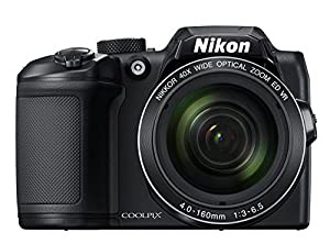 Nikon デジタルカメラ COOLPIX B500 光学40倍ズーム 1602万画素 単三電池 ブラック B500BK(中古品)