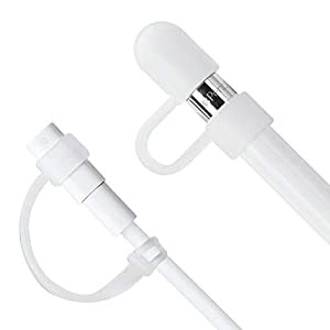 Apple pencil カバー Jisconase cover for Apple pencil cap アップル ペンシル キャップ カバー TPU 素材 2セット USB ケーブル