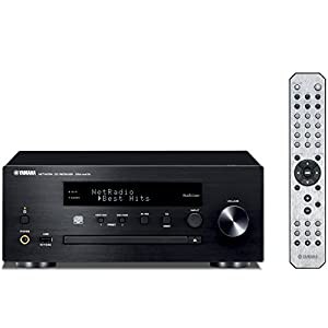 ヤマハ ネットワーク CDレシーバー AirPlay MusicCast 対応 Wi-Fi内蔵 ブラック CRX-N470(B)(中古品)