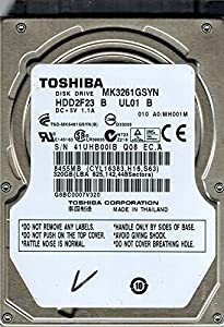 Toshiba MK3261GSYN HDD2F23 B UL01 B F/W: A0/MH001M THAILAND 320GB [並行輸入品](中古品)