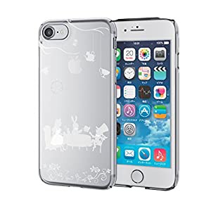 エレコム iPhone 7/シェルカバーテクスチャー/アリス PM-A16MPVAT01(中古品)