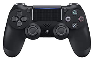 【純正品】ワイヤレスコントローラー(DUALSHOCK 4) ジェット・ブラック(CUH-ZCT2J)(中古品)