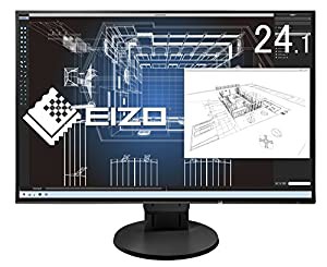 EIZO FlexScan 24.1インチ ディスプレイ モニター (WUXGA/IPSパネル/ノングレア/ブラック/5 無輝点保証) EV2456-RBK(中古品)