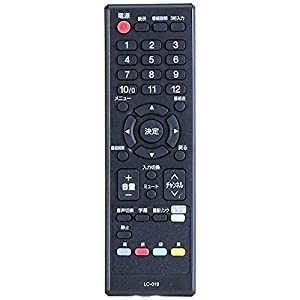 オリオン 純正テレビ用リモコン LC019 【部品番号：076K0VF011】(中古品)