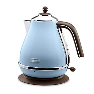 デロンギ(DeLonghi) ?電気ケトル アイコナ・ヴィンテージ コレクション ?アズーロブルー 1.0L ?KBOV1200J-AZ(中古品)