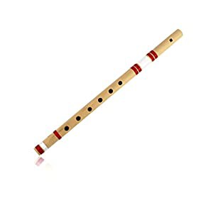 ユニークな誕生日ギフトアイデア 17インチ 本物のインディアン木製竹フルート 「G」キーフィップル 木風楽器レコーダー 伝統的な