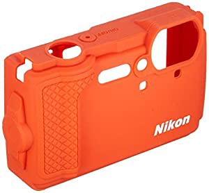 Nikon シリコンジャケット CF-CP3 OR オレンジ(Nikon デジタルカメラ COOLPIX W300用)(中古品)