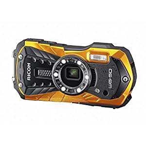 RICOH 防水デジタルカメラ RICOH WG-50 オレンジ 防水14m耐ショック1.6m耐寒-10度 RICOH WG-50 OR 04581(中古品)