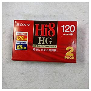 SONY 8ミリビデオカセット 2P6-120HHG3(中古品)