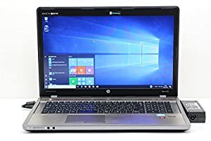 【中古】 hp ProBook 4740s Core i5 3210M 2.5GHz/8GB/320GB/Multi/17.3W/WXGA++(1600x900)/Win10/Radeon HD 7650M(中古品)