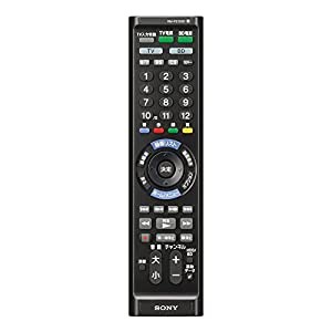 ソニー マルチリモコン RM-PZ130D テレビ/BDレコーダ・プレーヤー操作可能 ブラック RM-PZ130D BB(中古品)