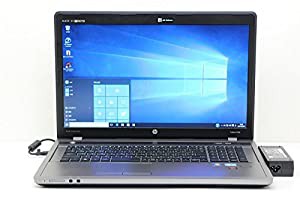 【中古】 hp ProBook 4740s Core i5 3210M 2.5GHz/8GB/320GB/DVD/17.3W/WXGA++(1600x900)/Win10/Radeon HD 7650M(中古品)