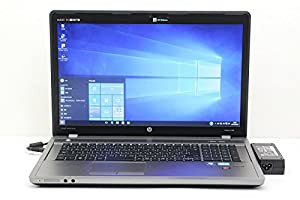 【中古】 hp ProBook 4740s Core i5 3210M 2.5GHz/8GB/320GB/DVD/17.3W/WXGA++(1600x900)/Win10/Radeon HD 7650M(中古品)