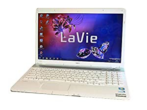 ノートパソコン 中古パソコン LS150/F ホワイト テンキー ノート 本体 Windows7 NEC Celeron ブルーレイ 4GB/500GB(中古品)