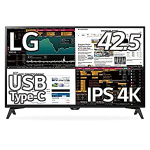 【Amazon.co.jp限定】LG モニター ディスプレイ 43UD79T-B 42.5インチ/4K/IPS非光沢/HDMI×4・DP・USB Type-C・RS-232C/スピーカ