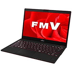 富士通 13.3型ノートパソコン　FMV LIFEBOOK UH75/B3　サテンレッド FMVU75B3R(中古品)