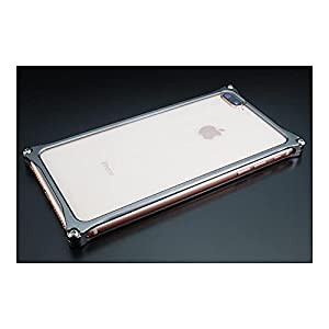 ギルドデザイン(GILD design) ソリッドバンパー グレー iPhone8Plus 7Plus GI-412GR 42438(中古品)