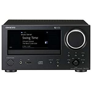 ONKYO ネットワークCDレシーバー ハイレゾ対応 ブラック CR-N775(B)(中古品)