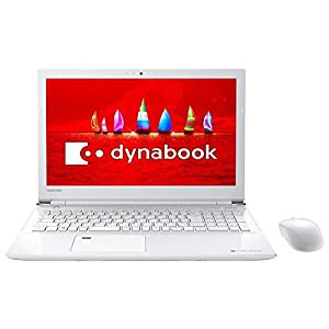 東芝 15.6型ノートパソコン dynabook T75　リュクスホワイトdynabook 2018年 春モデル（Core i7/メモリ8GB/HDD1TB/Office H＆B）