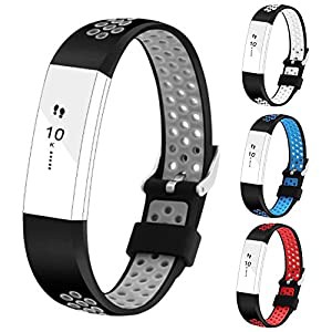 monoii Fitbit Alta HR ベルト フィットビット アルタ 交換 ベルト FitbitAlta 対応 バンド シリコン c286(中古品)