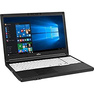 富士通 LIFEBOOK A576/P FMVQN17049 Windows 10 Pro 15.6インチ Celeron メモリ 4GB SSD 128GB DVD-ROM 無線LAN WEBカメラ 大容 