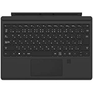 マイクロソフト Surface Pro [サーフェスプロ] タイプ カバー (指紋認証センサー付き）ブラック - GK3-00019(中古品)