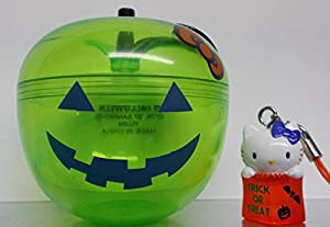 HELLO KITTY ハロウィン ストラップ【グリーン】単品(中古品)