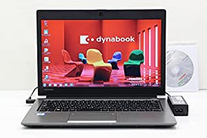 【中古】 東芝 dynabook R63/B Core i5 6300U 2.4GHz/4GB/128GB(SSD)/13.3W/FWXGA(1366x768)/Win7 リカバリメディア(Win10)付属(