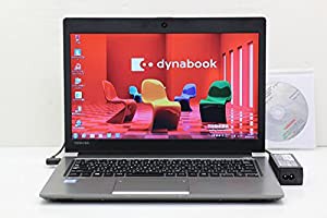 【中古】 東芝 dynabook R63/B Core i5 6300U 2.4GHz/4GB/128GB(SSD)/13.3W/FWXGA(1366x768)/Win7 リカバリメディア(Win10)付属(