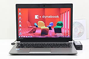 【中古】 東芝 dynabook R63/B Core i5 6300U 2.4GHz/4GB/128GB(SSD)/13.3W/FWXGA(1366x768)/Win7 リカバリメディア(Win10)付属(