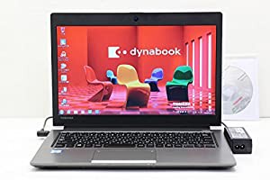 【中古】 東芝 dynabook R63/B Core i5 6300U 2.4GHz/4GB/128GB(SSD)/13.3W/FWXGA(1366x768)/Win7 リカバリメディア(Win10)付属(