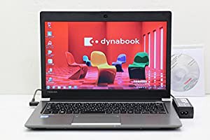 【中古】 東芝 dynabook R63/B Core i5 6300U 2.4GHz/4GB/128GB(SSD)/13.3W/FWXGA(1366x768)/Win7 リカバリメディア(Win10)付属(