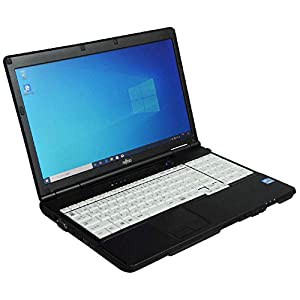 中古パソコン Windows10 ノートPC 一年保証 富士通 Lifebook A572/FX Core i5 3320M 2.6(〜最大3.3)GHz MEM:8GB HDD:320GB DVD- 