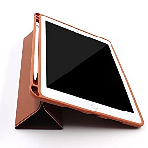 PINHEN For iPad Pro 12.9 ケース Apple Pencil収納 スタンド機能 Pinhen 12.9インチ iPad Pro 保護カバー シンプル 三つ折タイ 