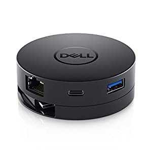 Dell ノートPC用端子拡張アダプタ USB3.1 Type-C接続 (HDMI/DP/VGA/LAN/USB3.1) DA300(中古品)