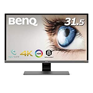 BenQ EW3270U 4K エンターテインメントモニター (31.5インチ/4K/HDR/VA/DCI-P3 95%/USB Type-C/HDMIx2/DP1.2/スピーカー/輝度自 