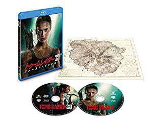 トゥームレイダー ファースト・ミッション 3D&2Dブルーレイセット(初回仕様/2枚組/“幻の島"マップ付) [Blu-ray](中古品)