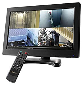 12インチ モニター 液晶モニター FULLWXGA 画質 スピーカー 音声対応 家庭用 HDMI入力 有線 小型 簡単 設置 屋内 駐車場 車上荒 