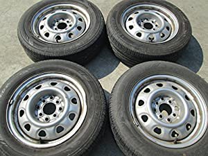 a877 185/65R14 夏4本セット サマータイヤ 185/65-14 185-65-14 DUNLOP ENASAVE EC203 14インチ鉄ホイール(中古品)