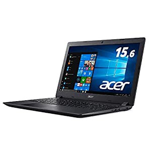 Acer ノートパソコン Aspire3 A315-32-N14U/KF(Celeron/4GB/256GB SSD/ドライブなし/15.6型/Windows 10/Office H&B/ブラック)(中