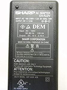 SHARP EA-RJ2V 19V3.16A 純正ACアダプター(中古品)