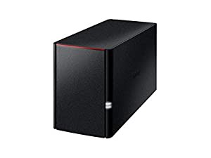 BUFFALO NAS スマホ/タブレット/PC対応 ネットワークHDD 8TB LS220D0802G 【データを守るRAID1対応モデル】(中古品)